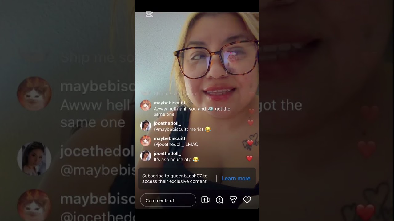 Ash Trevino Sunday instagram live video 