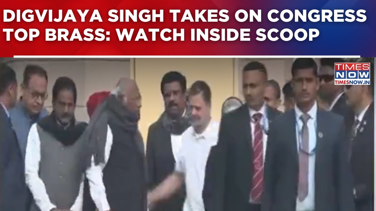 Digvijaya Singh Takes On Congress Top Brass; Flags &lsquo;Sleeper Cells&rsquo; Inside Party At CWC Meet