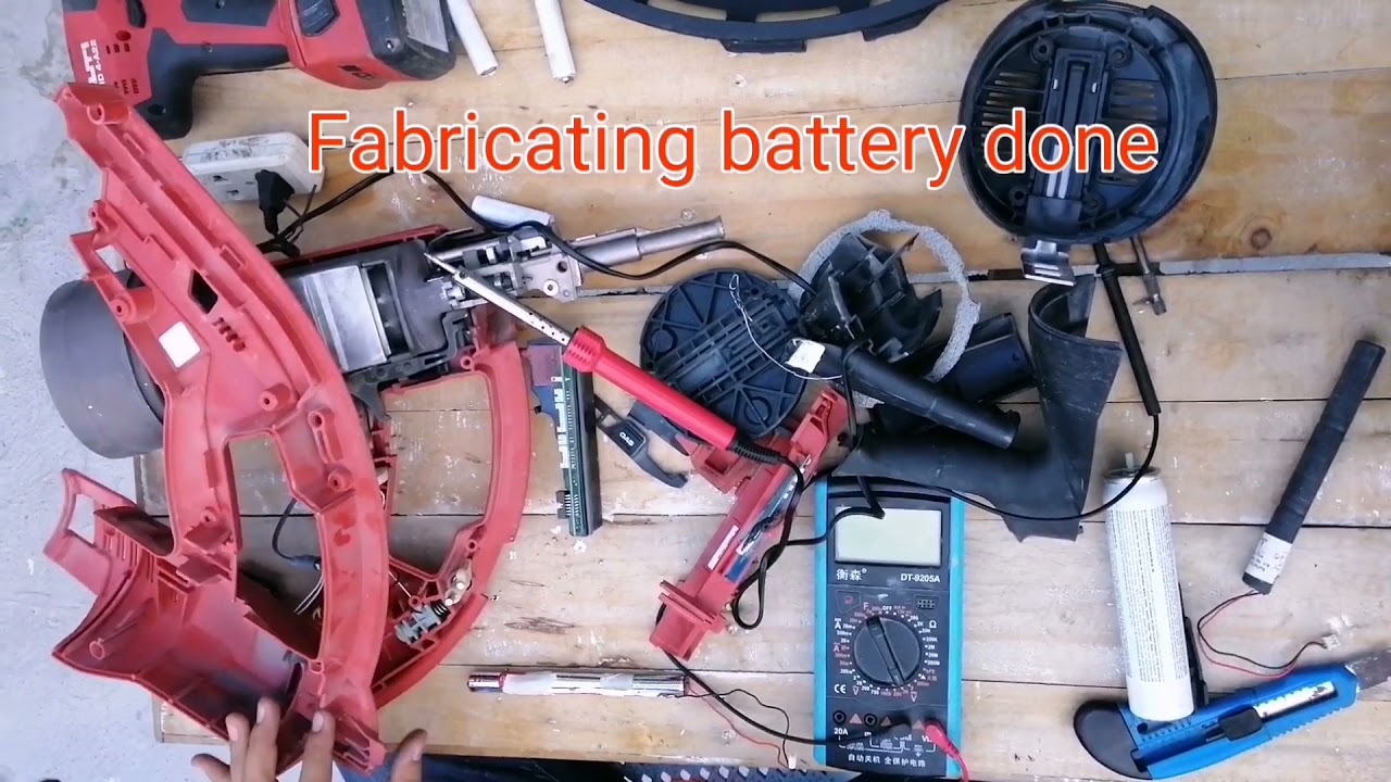 Hilti GX-120 battery replacement