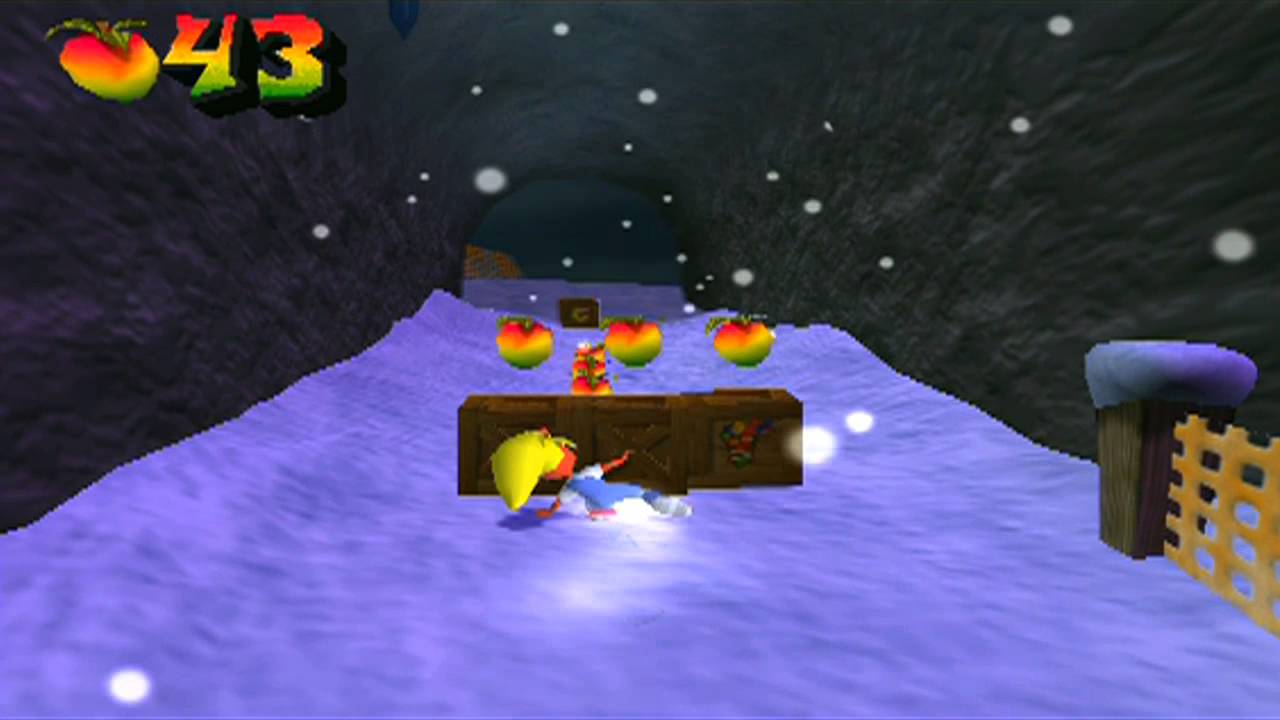 Crash Bandicoot: The Wrath of Cortex - Level 16: Avalanche (Crystal/Double Gem)