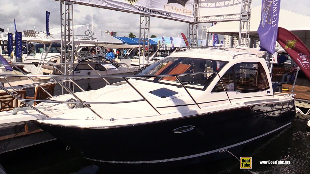 2021 Cutwater 24 Coupe Motor Boat Walkaround Tour - 2020 Fort Lauderdale Boat Show