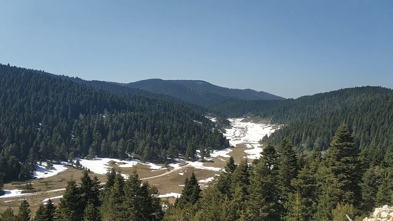 Kömürsu Yaylası'nda Karlar Eriyor - Snow Melting in Kömürsu Plateau