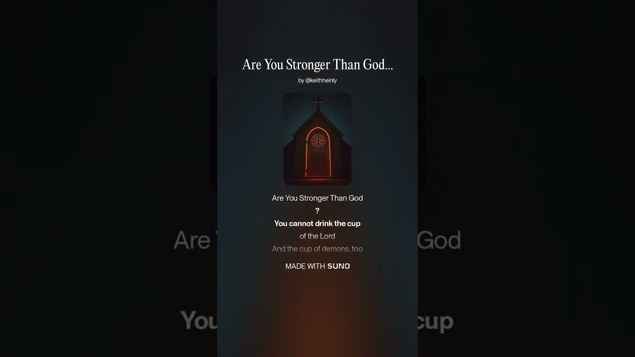 Are You Stronger Than God?