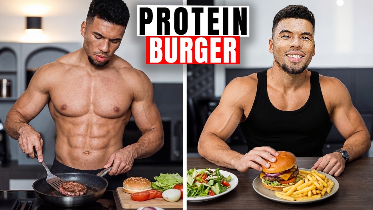 Mit diesem Burger baust du Muskeln auf und verlierst Fett! | Kelvinfiti