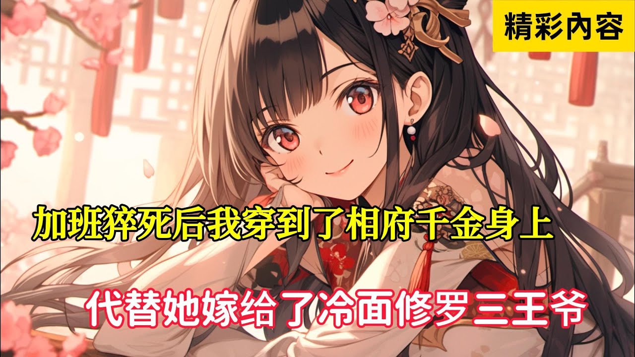 《加班猝死后我穿到了相府千金身上，代替她嫁给了冷面修罗三王爷》这个杀人如麻的王爷，为什么会和害我加班猝死的主管长得一模一样！#故事