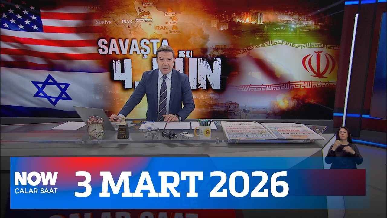ABD/İsrail - İran savaşı 4. gününde... 3 Mart 2026 İlker Karagöz ile Çalar Saat