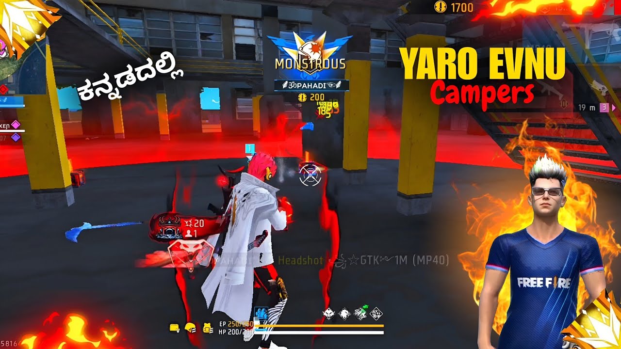 Yaro Evnu Camper 🤯 Free Fire Kannada || #freefire #kannada #garenafreefire #thedd #volter 