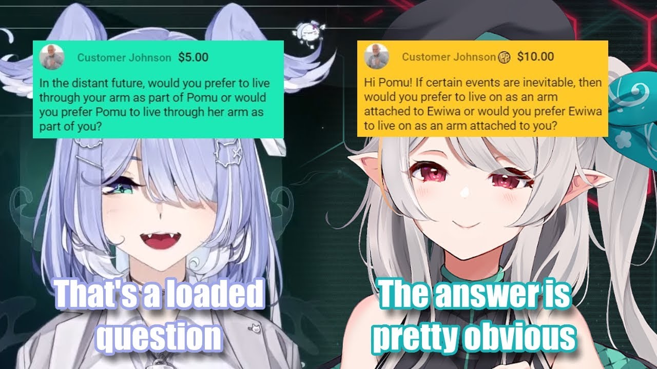 Pomu and Elira get asked who lives through whose arm 【NIJISANJI EN】