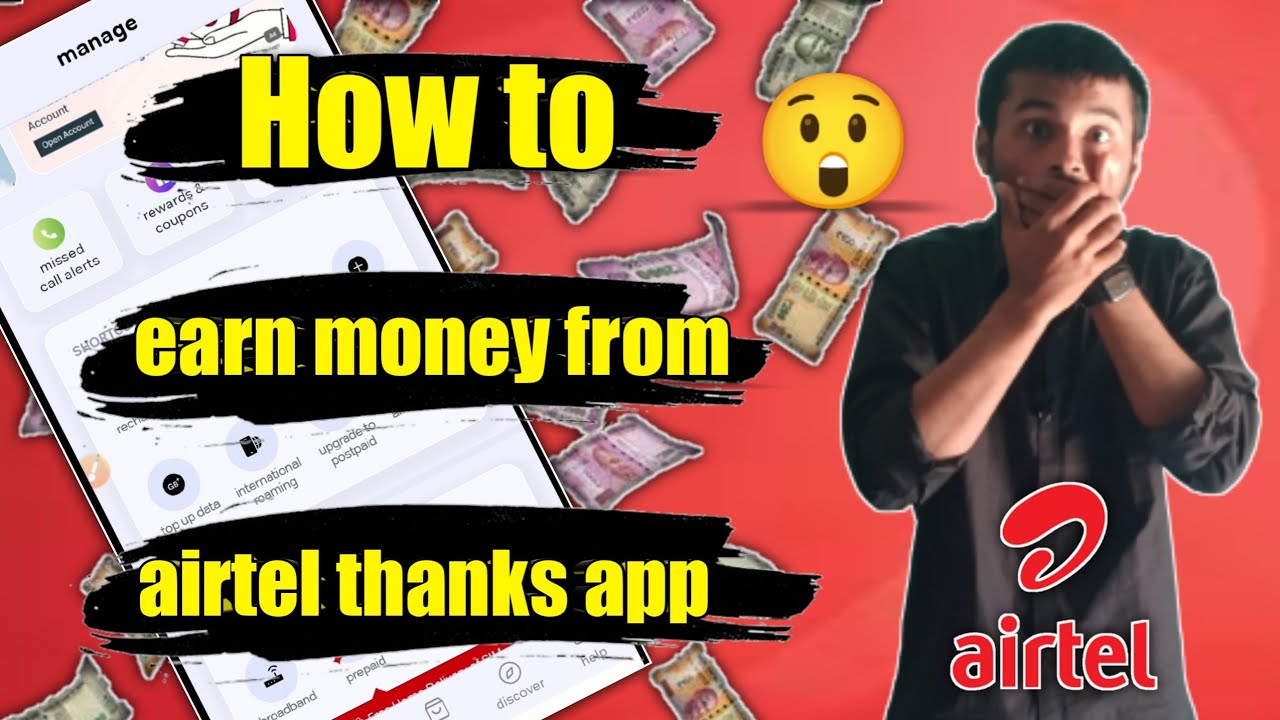 How to earn money from airtel thanks app 🤑
