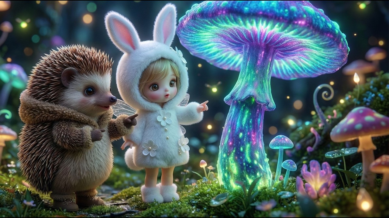 Magical Lantern Plants 🏮 Mimi, Bubu & Nono’s Midnight Discovery 🌙 Relaxing Animation EP.23