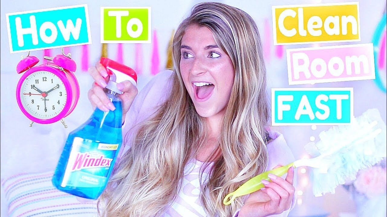How To Clean Your Room FAST! Cleaning & Organization Hacks!