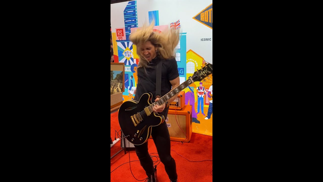 NAMM 2026 | Courtney Thompson performs at the Rotosound booth