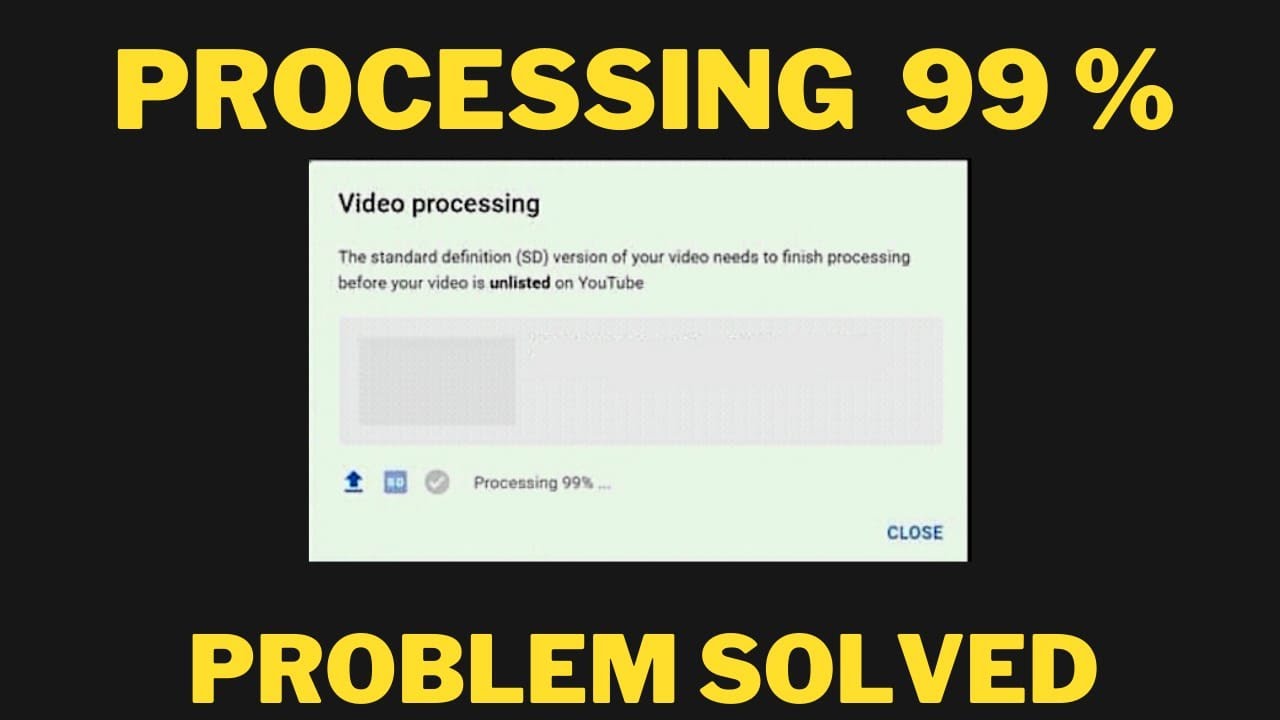 Youtube video uploading process stuck at 0% or 99 % | [SOLVED]
