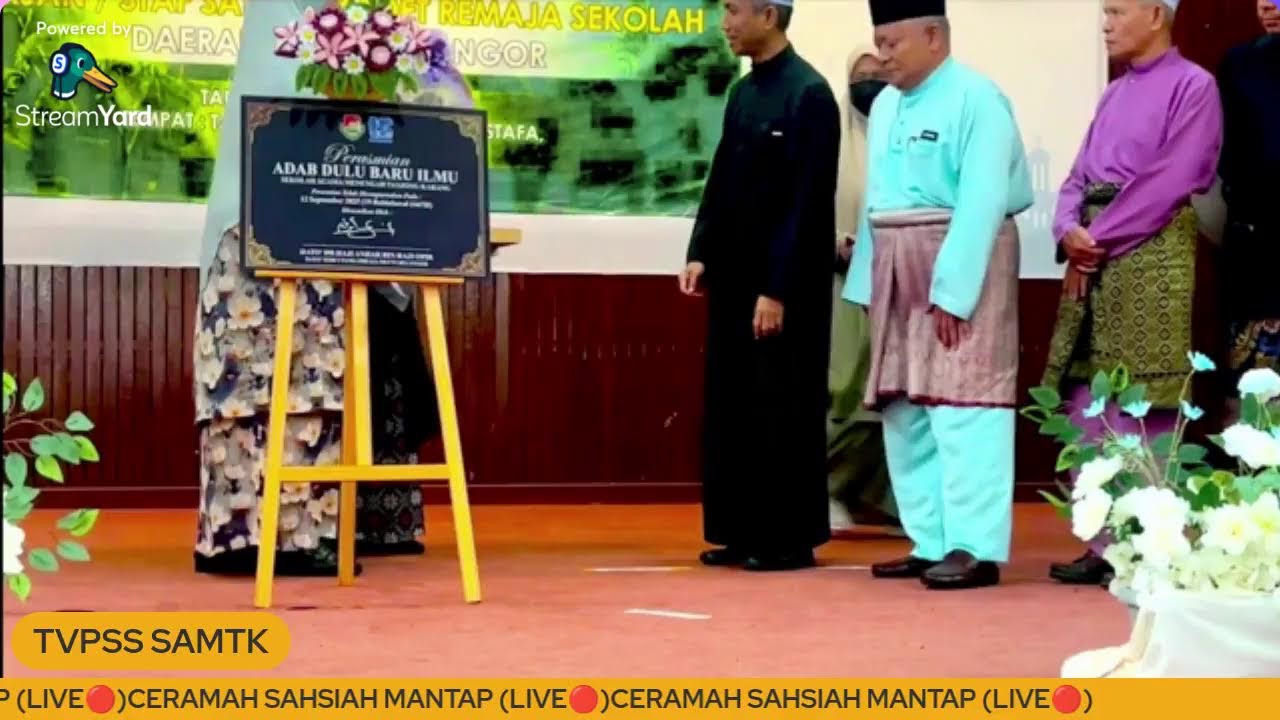 CERAMAH SAHSIAH MANTAP HIDUP BERKAT