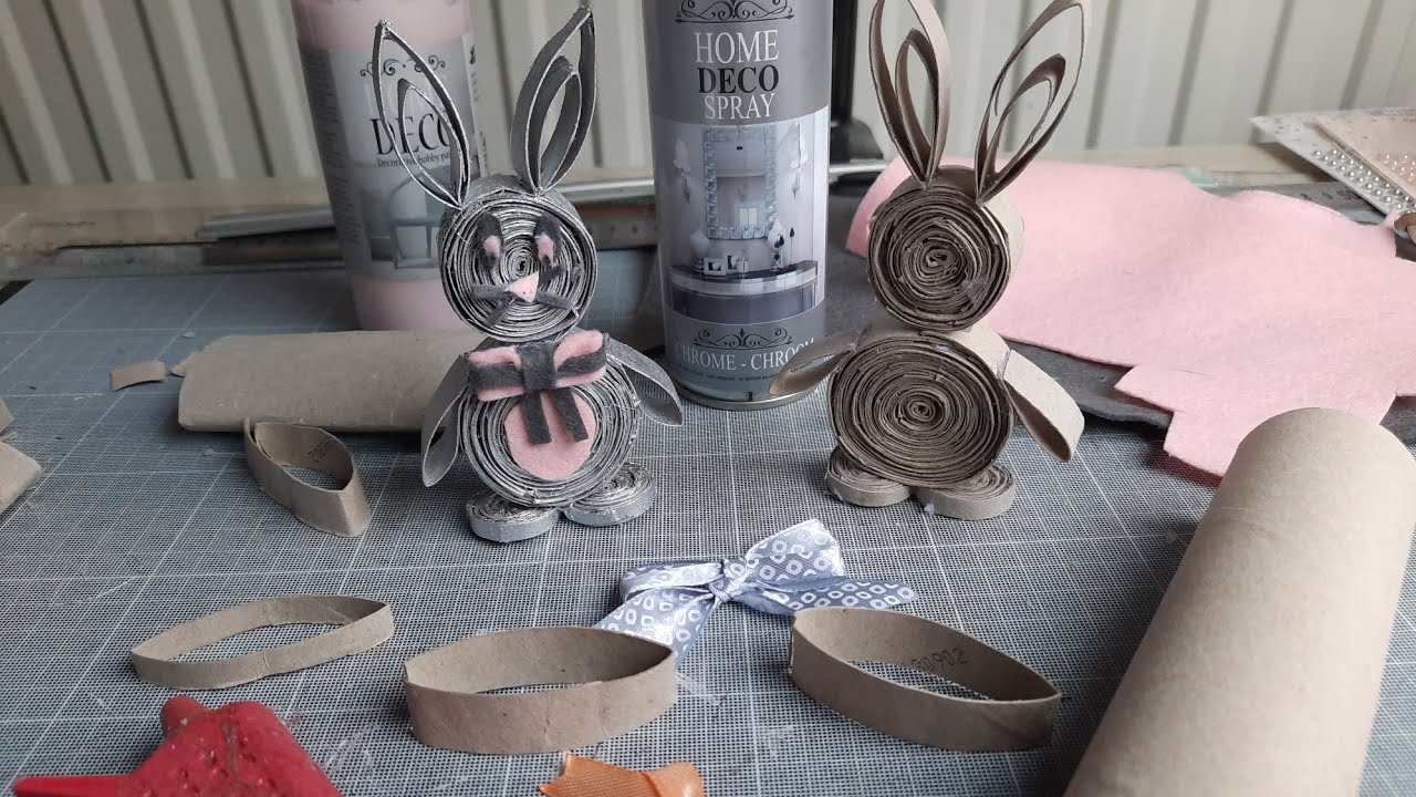 Tuto Lapin Pâques facile récup