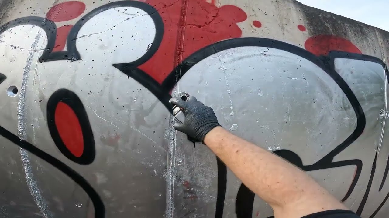 🔥GRAFFITI RAW🔥- Quick Silver & Red piece
