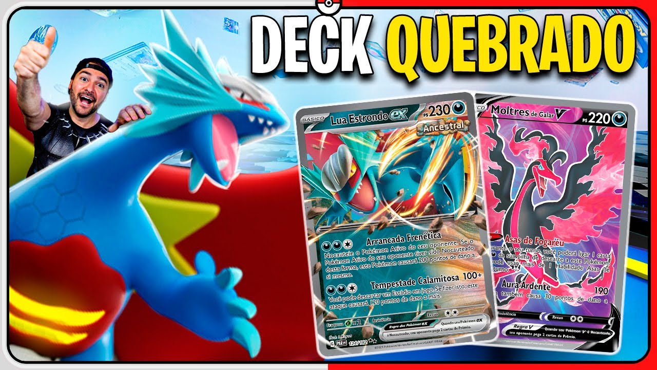 Deck ROARING MOON EX: Lua Estrondoso NOCAUTE INSTANTÂNEO no POKÉMON TCG LIVE | Estudo de Deck #19
