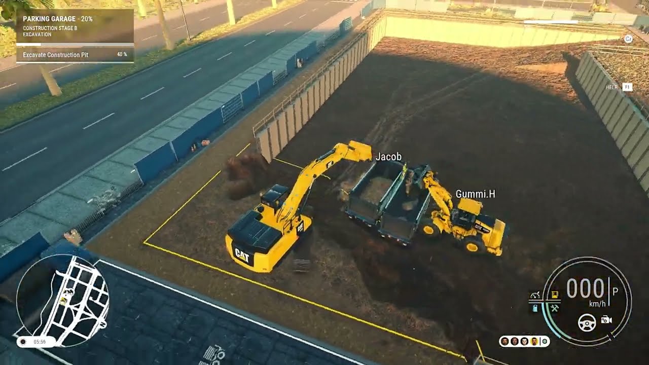 Timelapse Construction Simulator 2022 🚧 Multiplayer 🚧 U.S. Map