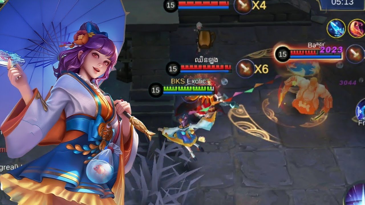 KAGURA MVP LEGENDARY GAMEPLAY 12 KILLS 3 ASSIST | SURVIVAL MODE | MOBILE LEGENDS