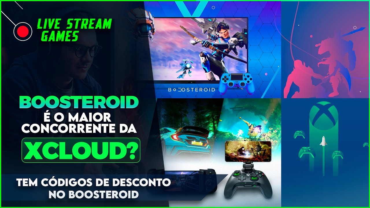 🔴LIVE | BOOSTEROID É O MAIOR CONCORRENTE DA XCLOUD? CÓDIGOS DE DESCONTO NO BOOSTEROID - BATE-PAPO