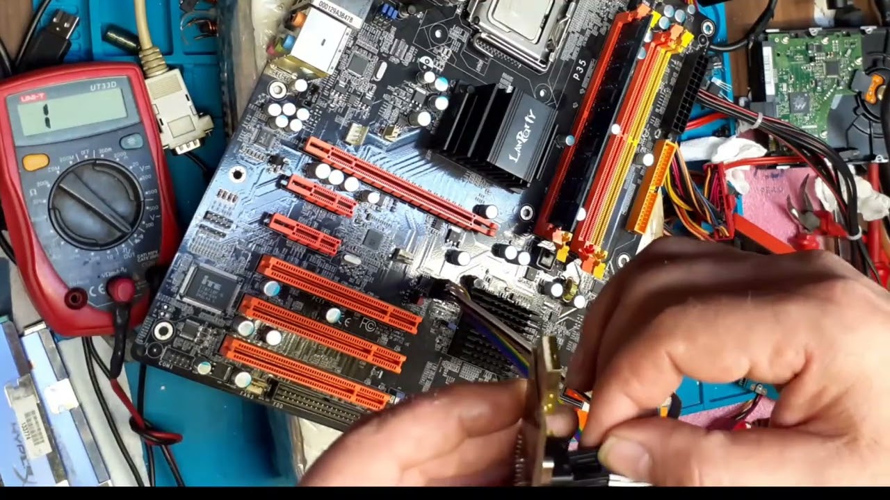 BİLGİSAYAR SİYAH EKRANDA NEDEN DONUYOR?/DFI LANPARTY DK P35-T2RS SPI EEPROM YENİDEN BIOS YAZMA