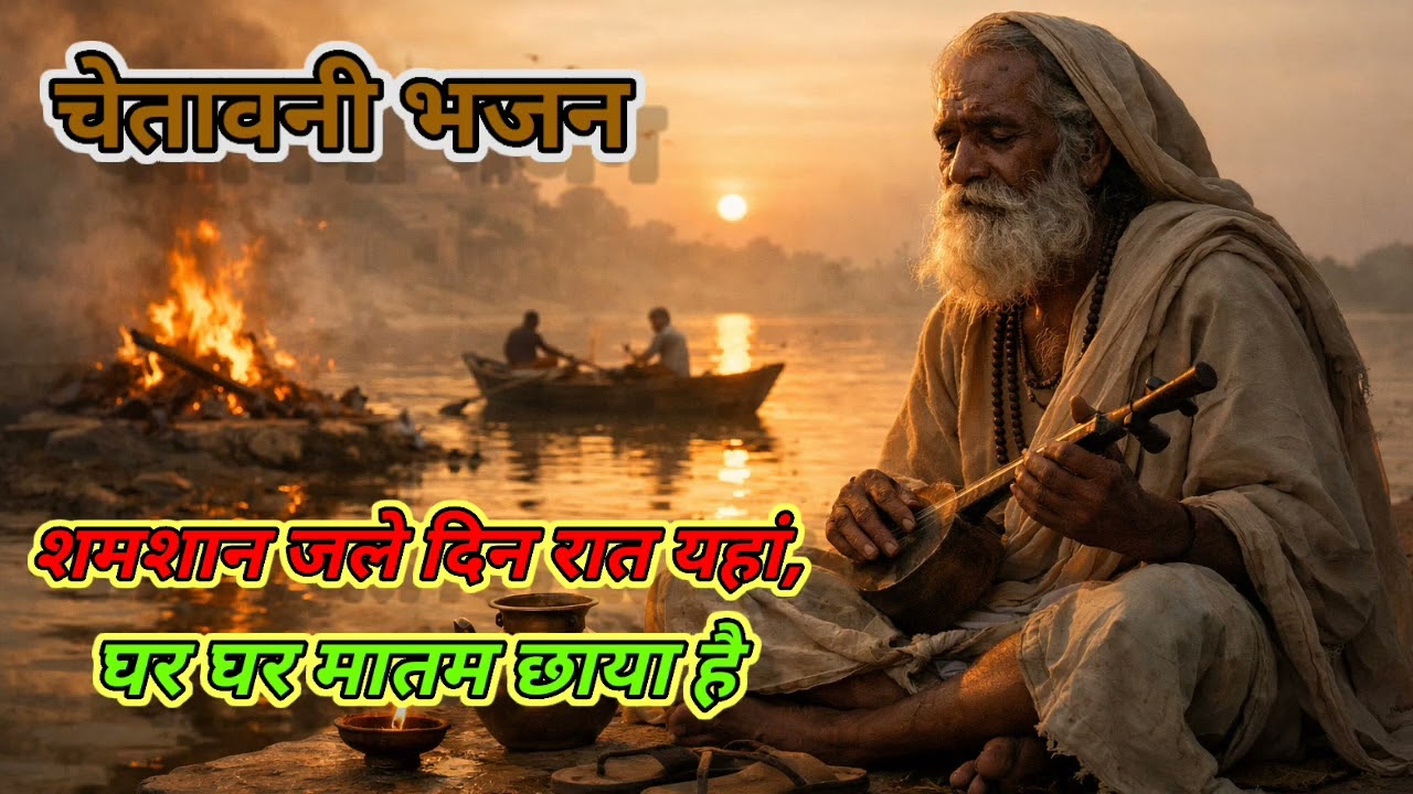शमशान जले दिन रात यहां। घर घर मातम छाया है। 2026 ki kabir bhajan #nirgun Bhajan