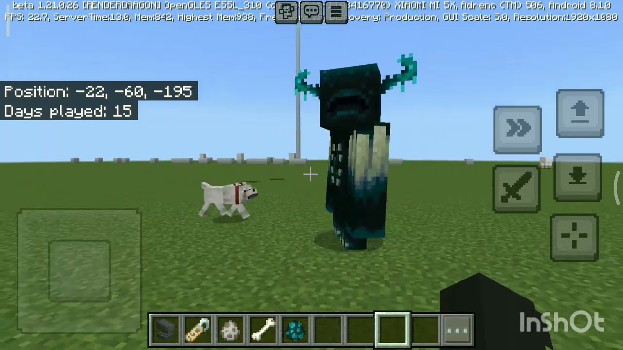 How to make super dog in Minecraft with command in bedrock edition