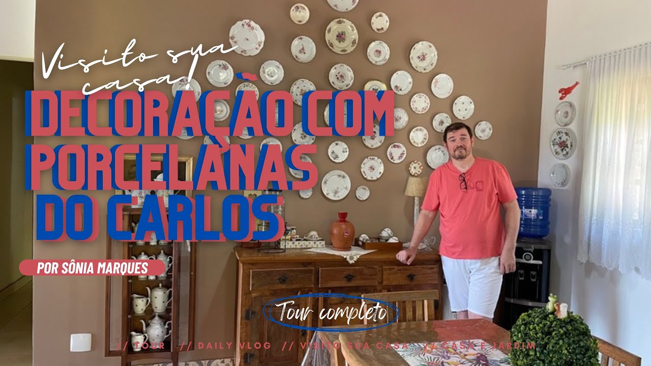 Decoração de porcelanas do Carlos e da Cristiane e muita natureza!!