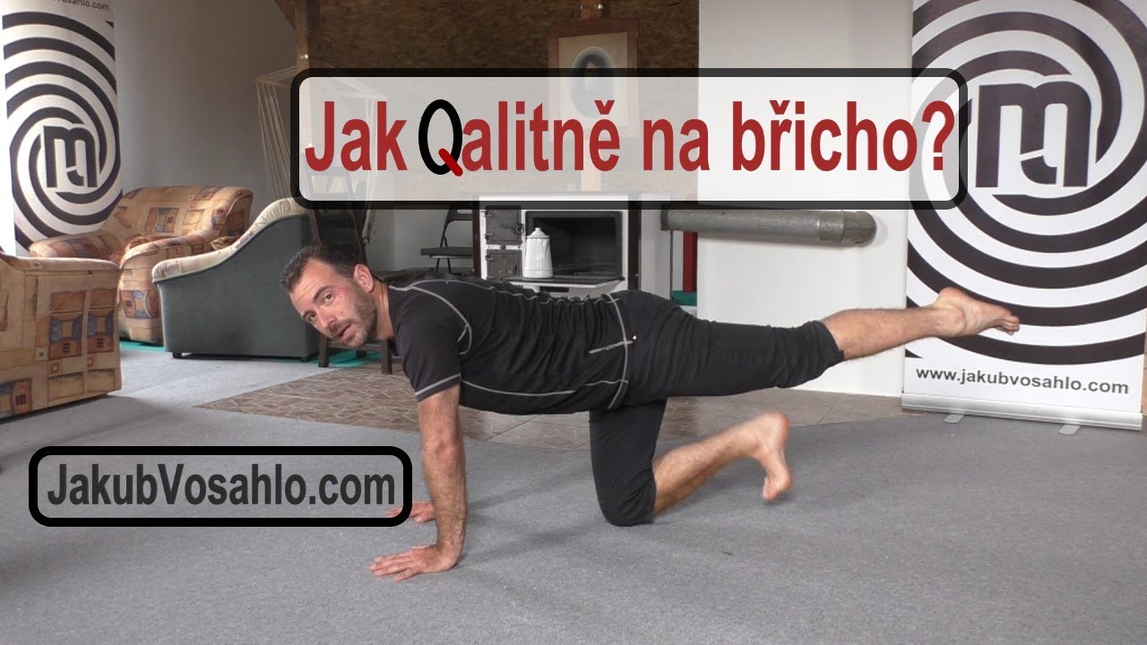 Jak kvalitně cvičit břicho? Žádné sedy lehy! KOUZELNÝ PLANK: CVIČENÍ na doma jen za pár minut!
