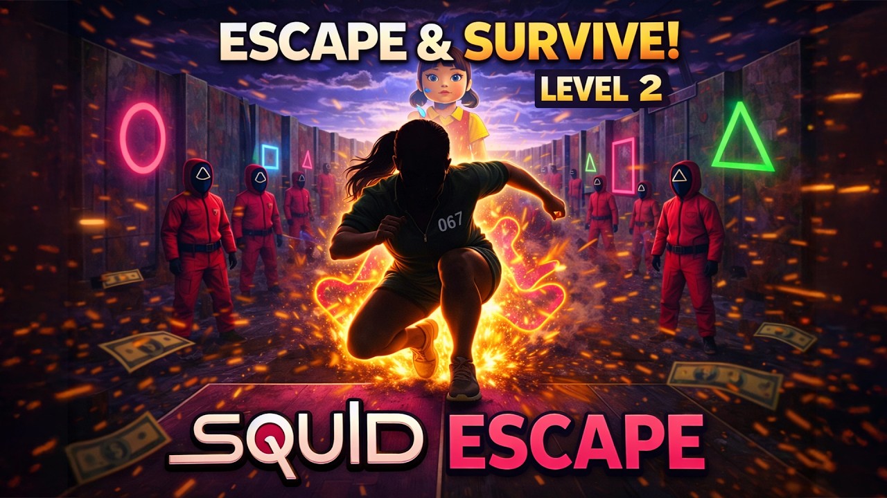 Can You Survive This Squid Game Workout? (Level Up Challenge)