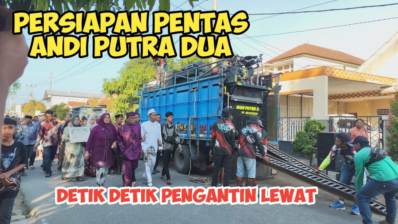Persiapan pentas andi putra dua show ender rakit