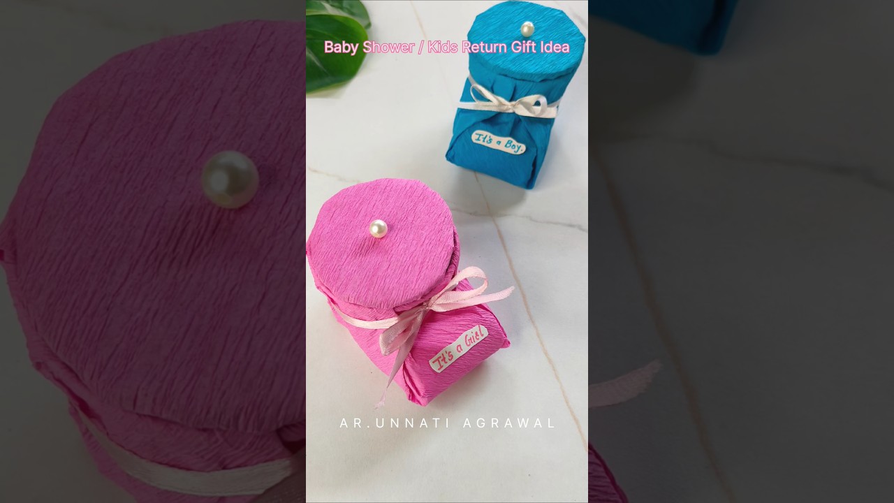 Most Unique gift ideas for baby shower/ return favours🩷💙 #itsagirl #itsaboy #shorts #viralvideo