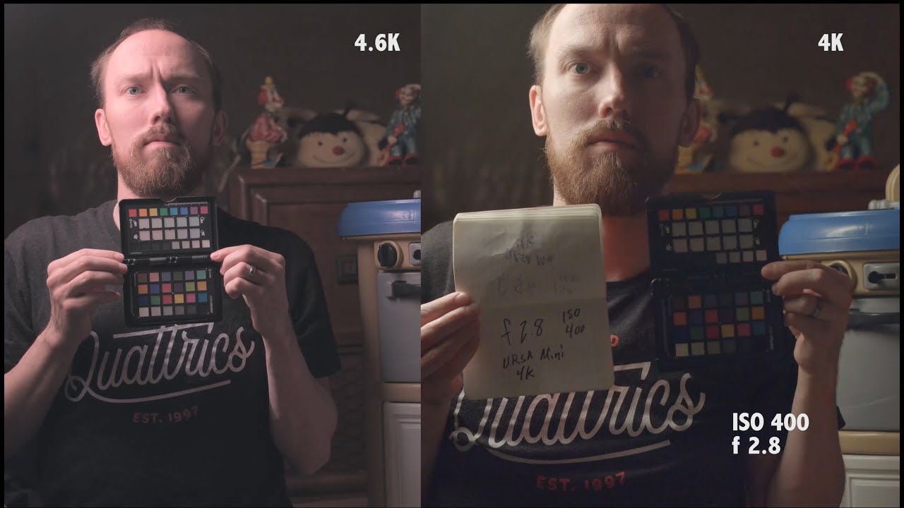 Low Light Test:  URSA Mini 4.6K vs 4K