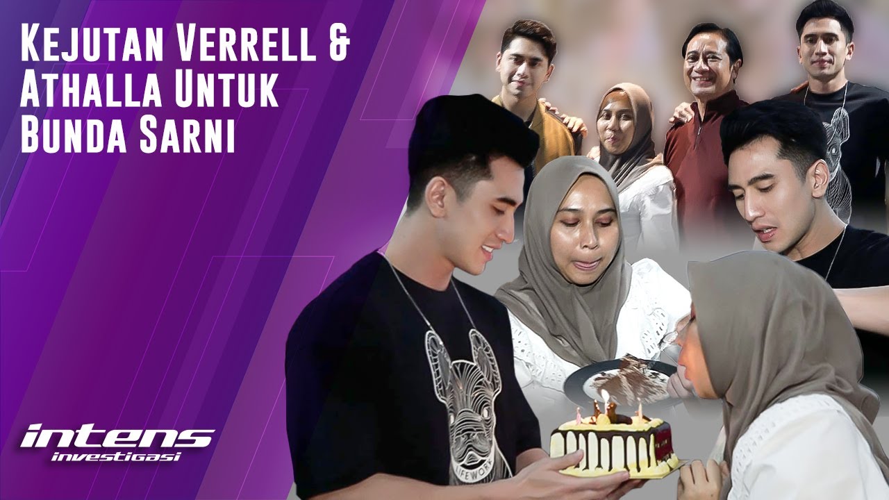 Detik Detik Kejutan Ulang Tahun Dari Verrell & Athalla Untuk Bunda Sarni