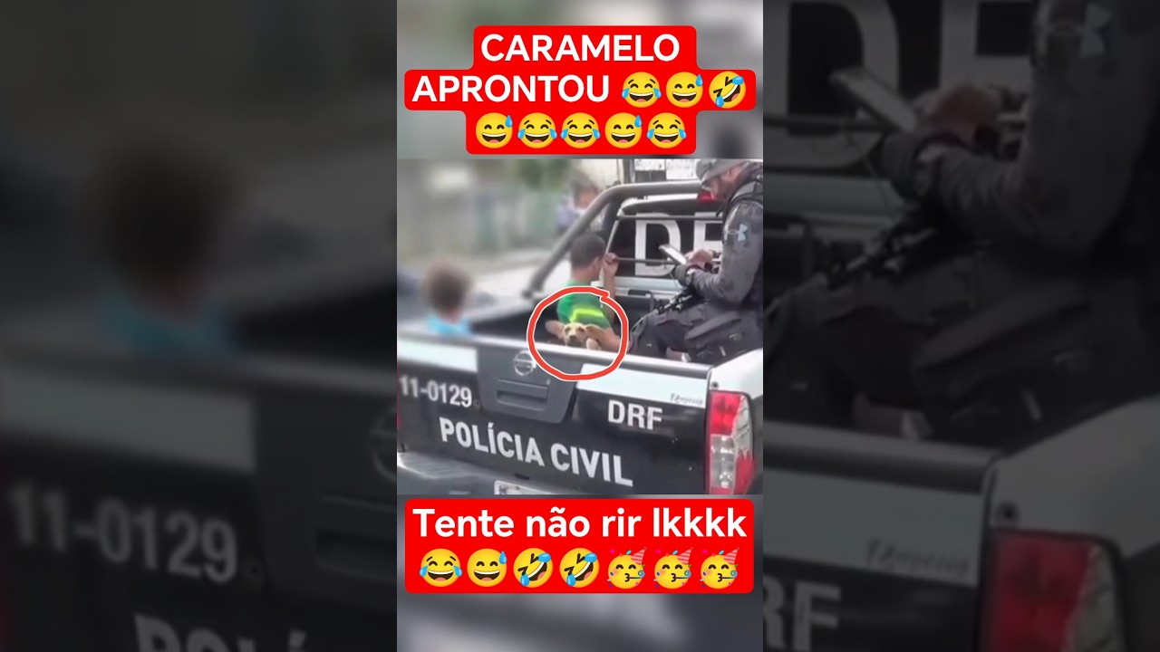 caramelo foi preso pela civil kkkkk🥳🤣😅😂