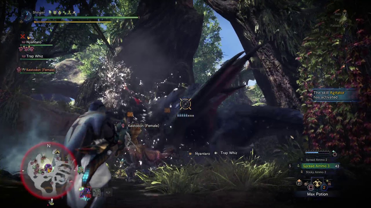 [MHWIB] Tempered Nargacuga - HBG Spread 3