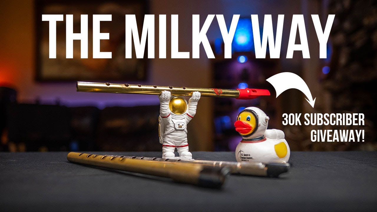 The Milky Way (reel) tin whistle lesson - and 30k subscriber GIVEAWAY!