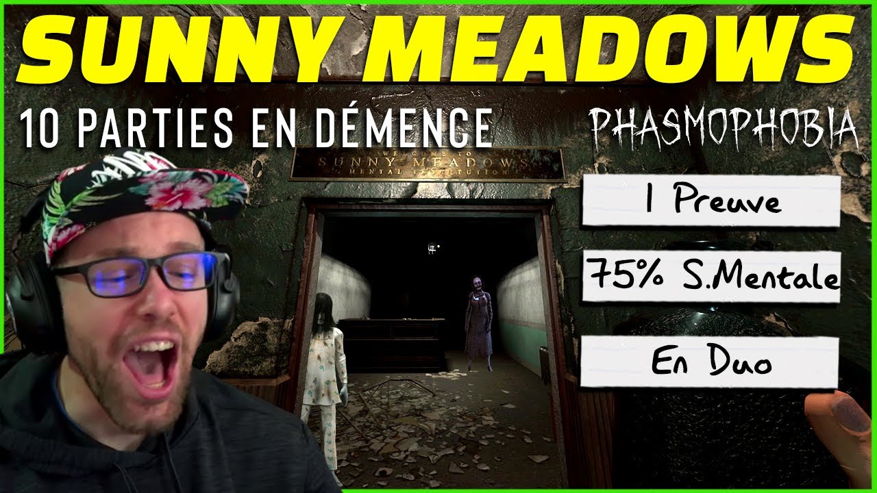 10 Parties En Démence sur Sunny Meadows - Phasmophobia FR