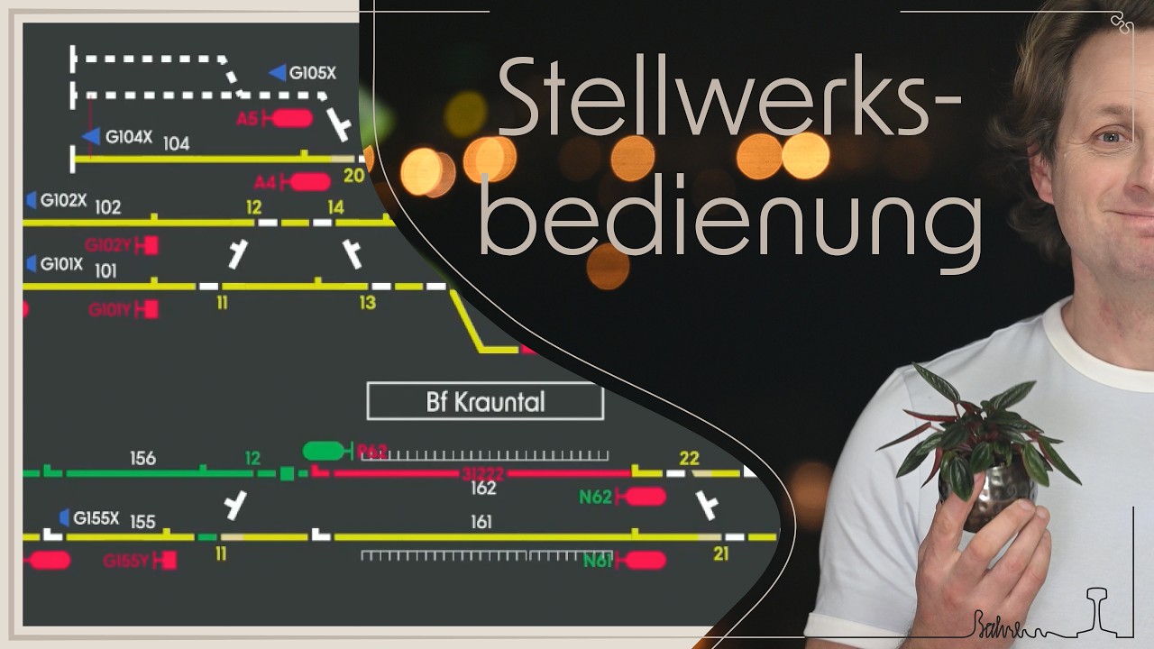 Stellwerksbedienung, Bahntechnik und Bahnbetrieb