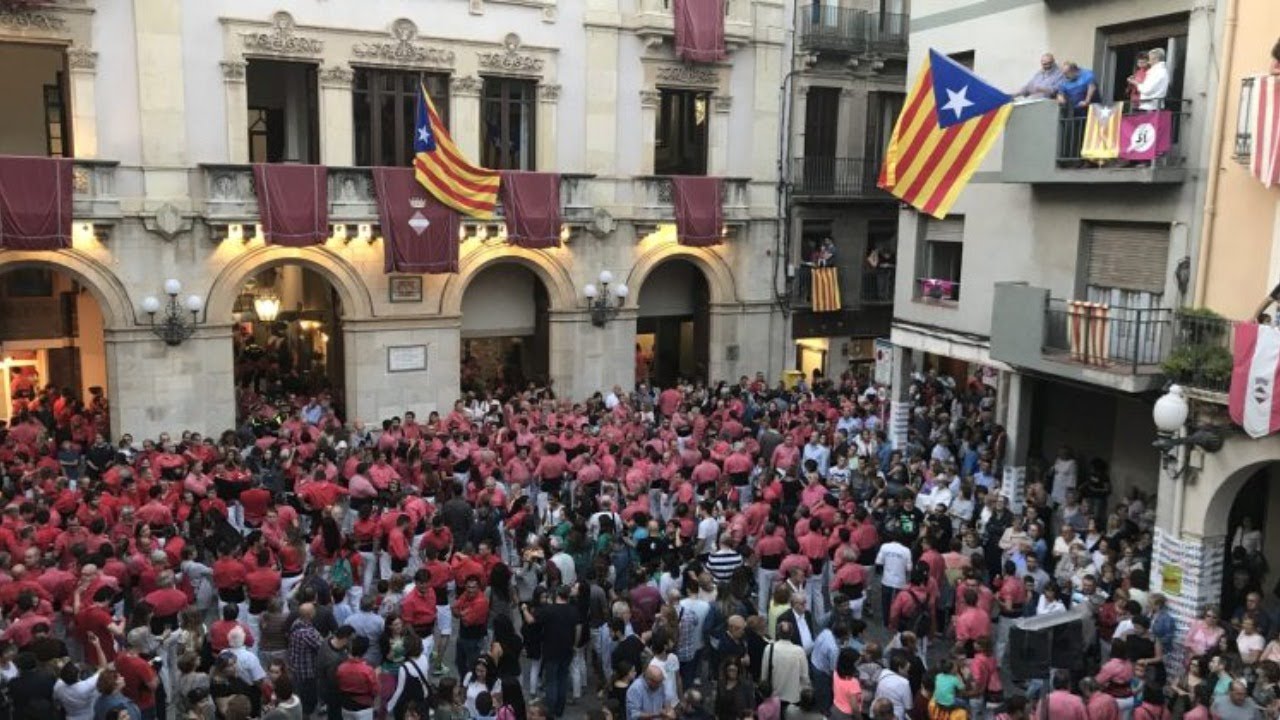 Diada castellera de Valls de la vigília de la Diada de Catalunya 2024