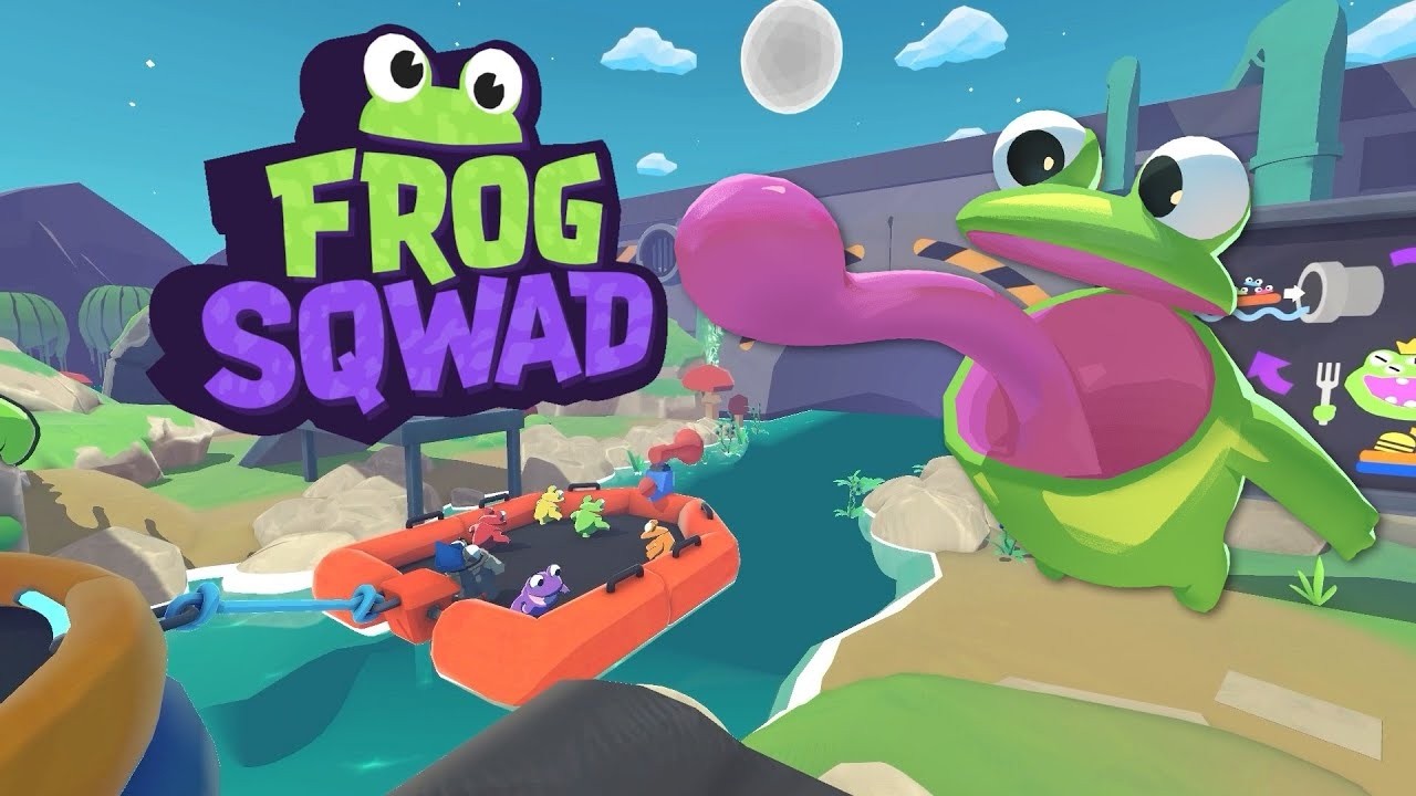 無料DEMO版★8人まで視聴者参加型★【Frog Sqwad】2回目 最大8人で遊べる協力型脱出パズルプラットフォーマー（フロッグスクワッド）