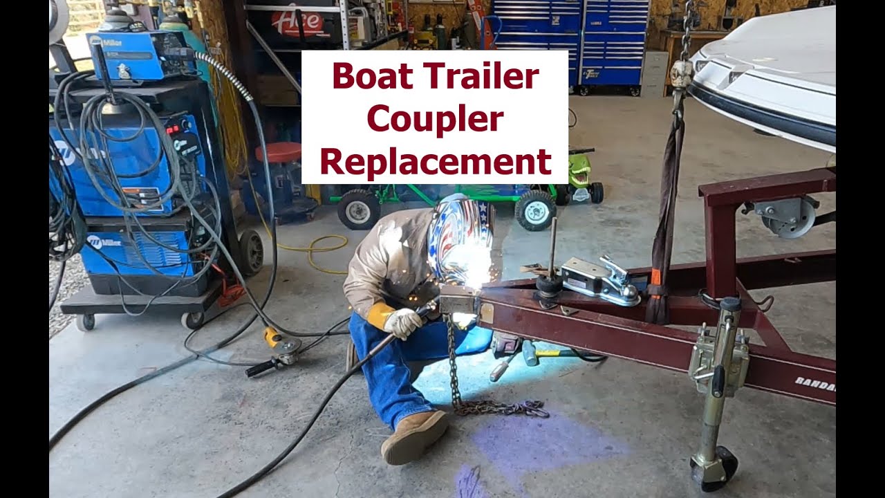 Boat trailer coupler replacement