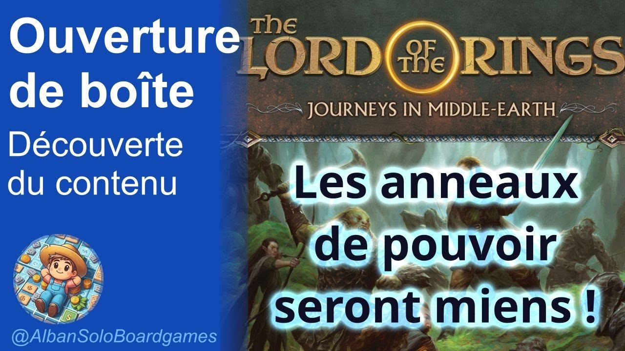 [FR] Le Seigneur des Anneaux : Voyage en Terre du Milieu | Ouverture de boîte | Decouverte contenu