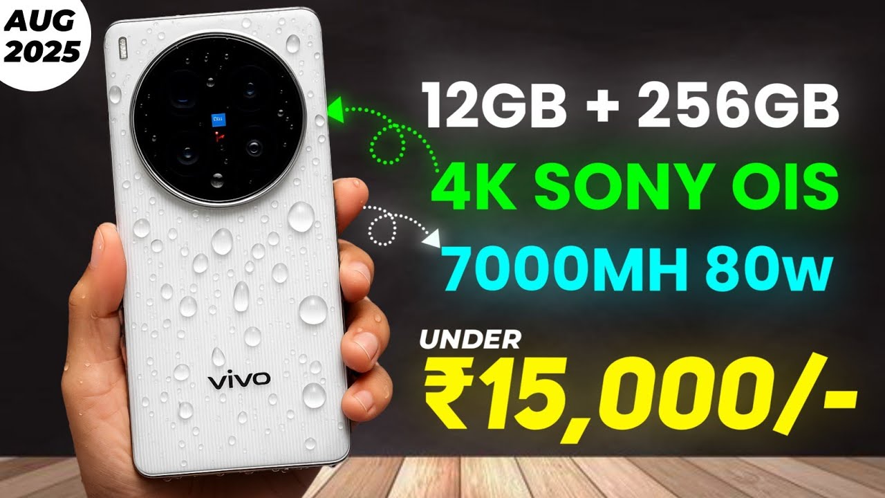 Top 5 Best Camera Phones Under ₹15,000 in August 2025 📸 | Best All-Rounder 5G Phones Under 15K