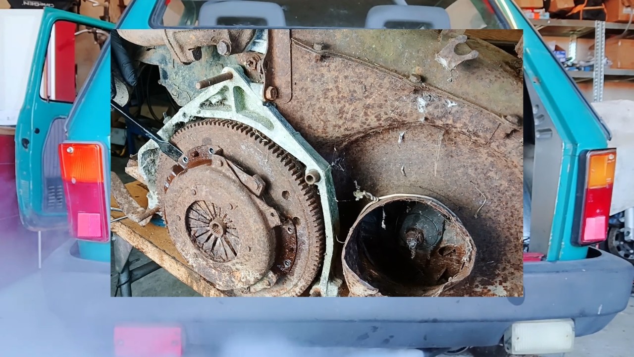 Fiat 126p silnik złom czy zapali ?!! Zablokowany wał, zespawany wszędzie rdzą !!
