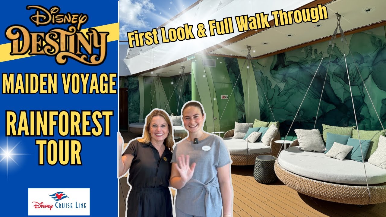 Полный тур и путеводитель по залу Rainforest от Destiny Disney Cruise Line | Senses Spa | Первое ...