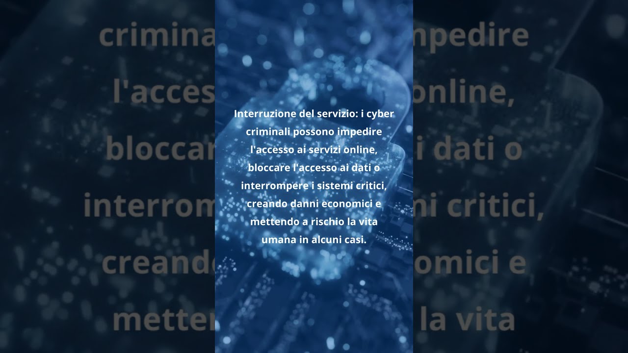 CYBER SECURITY - I rischi 