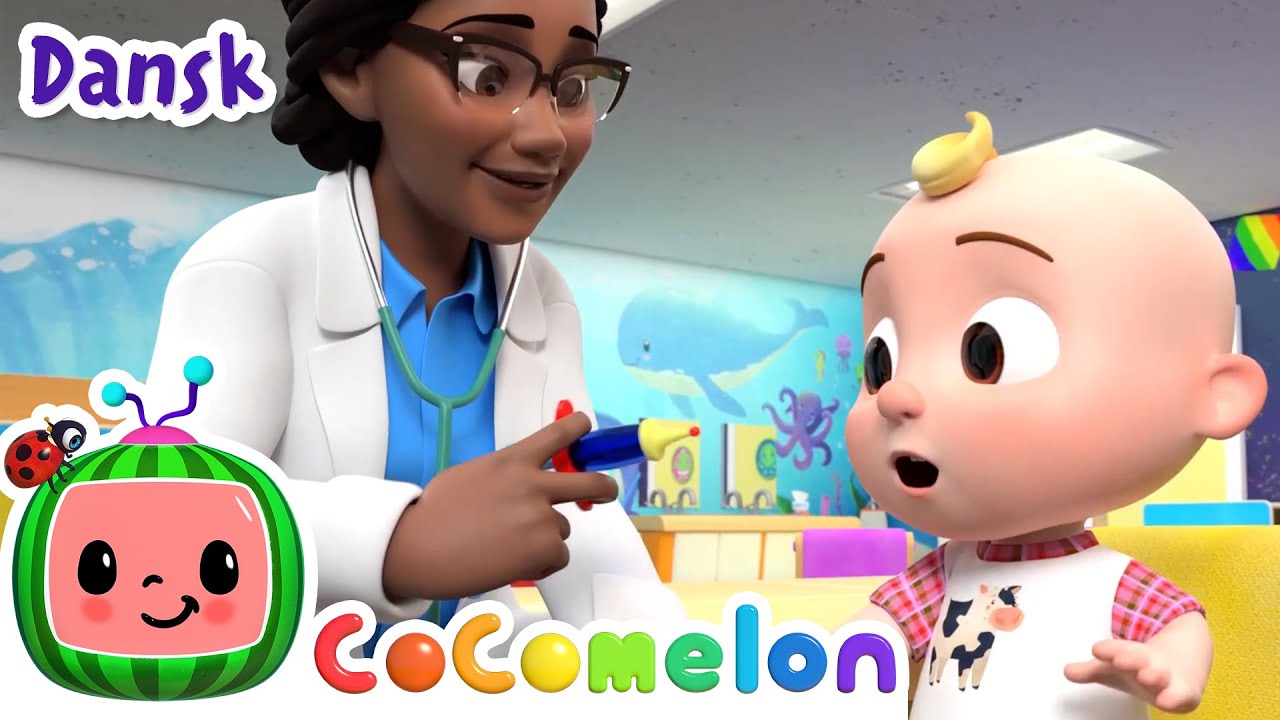 Til lægen | CoComelon Dansk | Moonbug Børn Dansk - Sange og tegnefilm for børn
