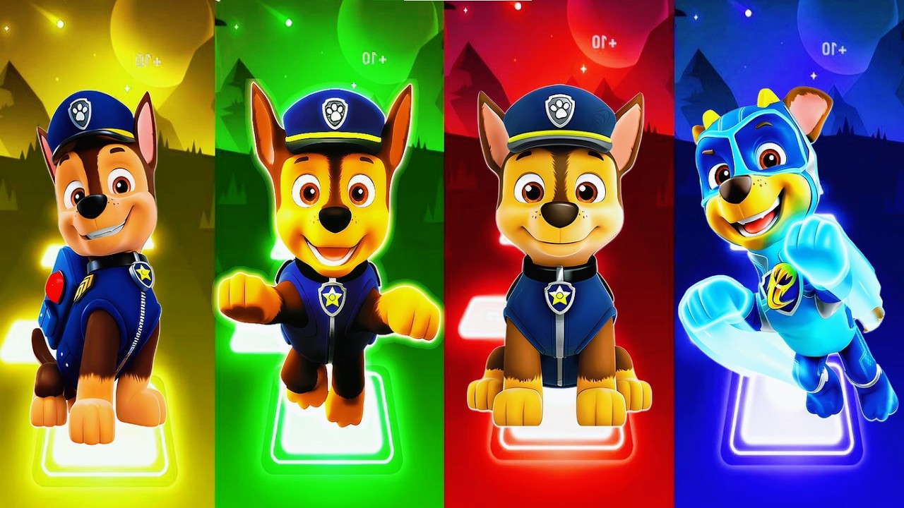 Marshall VS Paw Patrol VS Ryder VS Rubble - Tiles Hop EDM Rush8