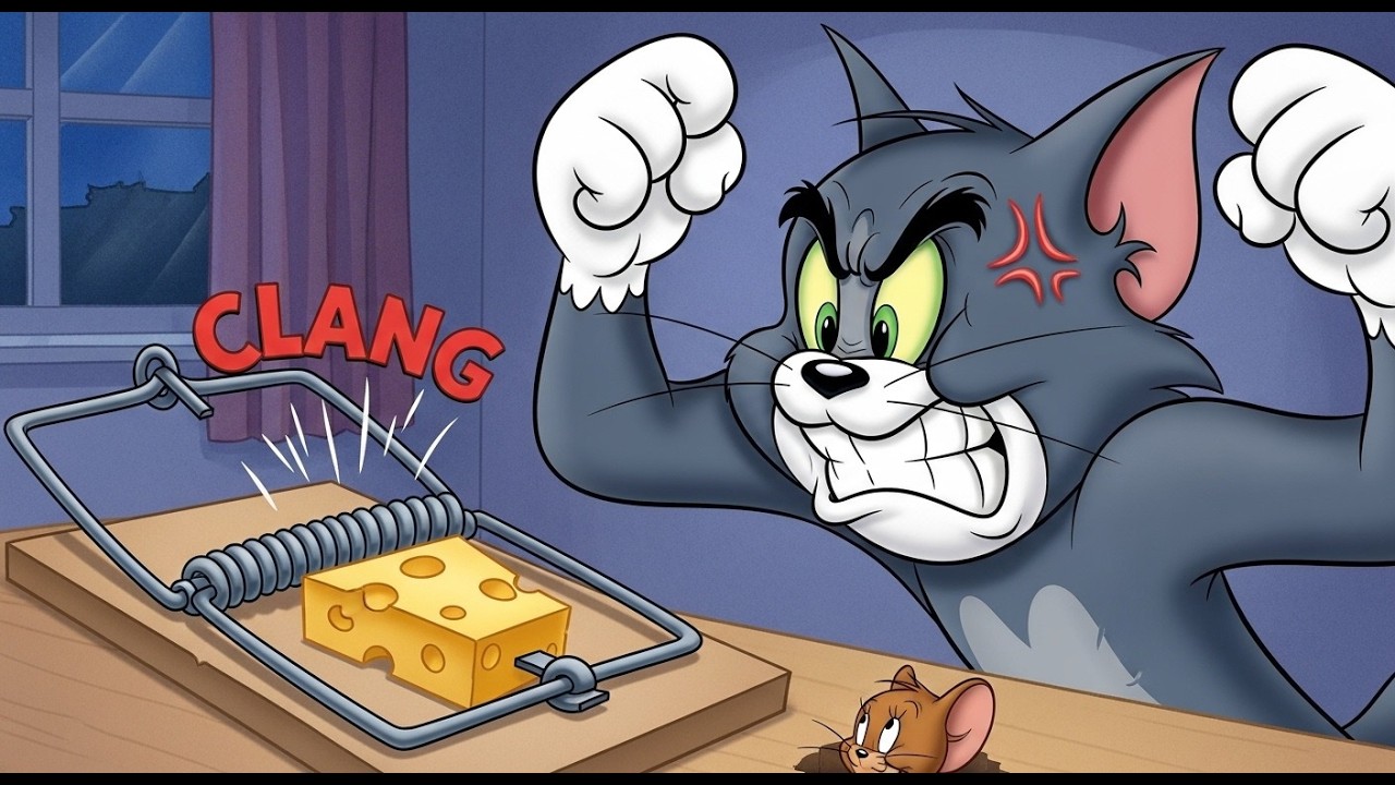 Tom's Midnight Mouse Trap Meltdown!😱Jerry's Epic Revenge on Tom Gone Wrong (ENGLISH Edition) VOL-01